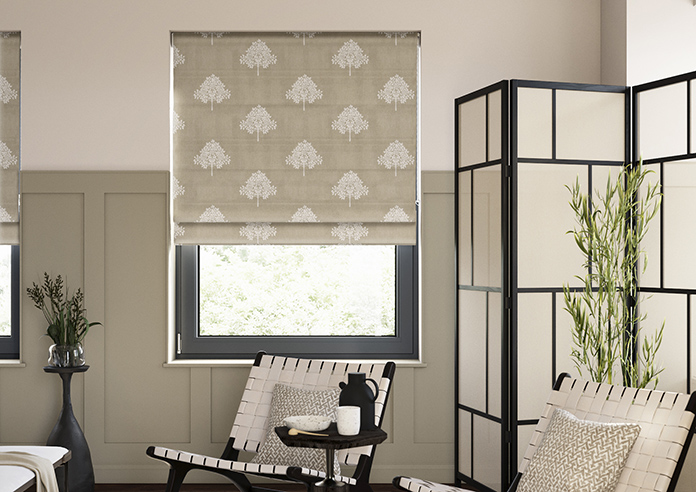 William Morris At Home Marigold Tree Embroidery, Linen - Roman Blind - Image 3